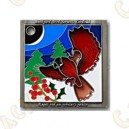Geocoin "Heart Pendant" - Red