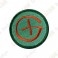 Geocaching round patch - Orange