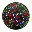 Geocoin "Gecko" - Blue White Red