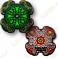 Geocoin "Celtic lucky clover"