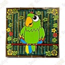Geocoin "Macaw" - Green