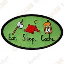 Geocaching patch - Eat - Sleep - Cache