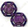 Geocoin "Black rose" - Purple