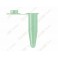 Micro Tube 0,5 ml x 10 - Green