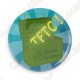 TFTC button - Blue