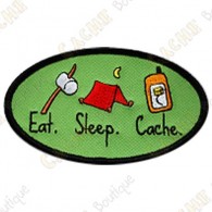 Geocaching patch - Eat - Sleep - Cache