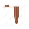 Micro Tube 1,5 ml x 10 - Marrom