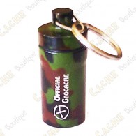 Micro cache "Official Geocache" 5,2 cm - Camuflagem