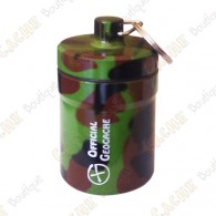 Grosse micro cache "Official Geocache" 8 cm - Camouflage