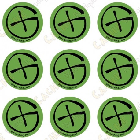 Sticker Geo "Round X-Small" - Pack of 9