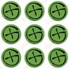 Sticker Geo "Round X-Small" - Conjunto de 9