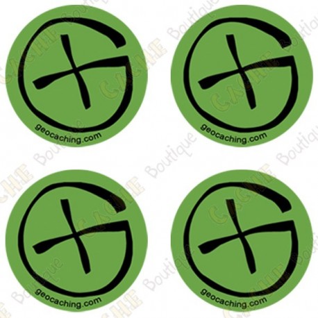 Sticker Geo "Round Small" - Lot de 4