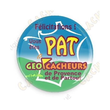 Crachá Geocacheurs de Provence - PAT