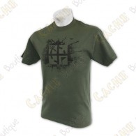 T-Shirt "Cache Attack" caqui