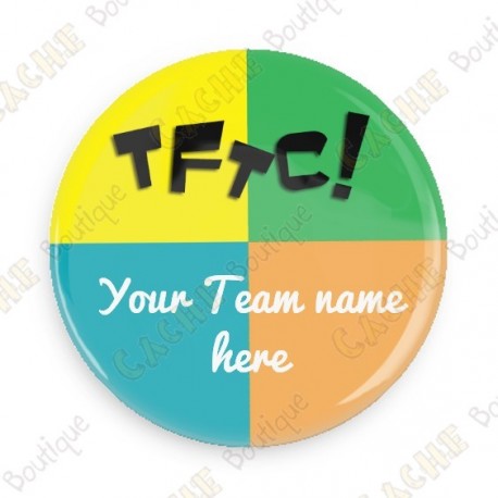 Chapa Team Name x 50 - Personalizada