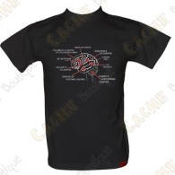 Camiseta "Geo Brain" Hombre - Negro