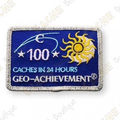 Geo Achievement® 24 Hours 100 Caches - Parche