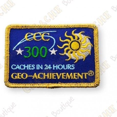 Geo Achievement® 24 Hours 300 Caches - Patch
