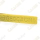 pulseira de silicone - Geocaching, this is our world - Amarelo