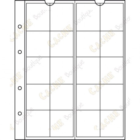 Pocket sheet for NUMIS album - 34 mm