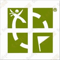 Geocaching.com sticker - Green