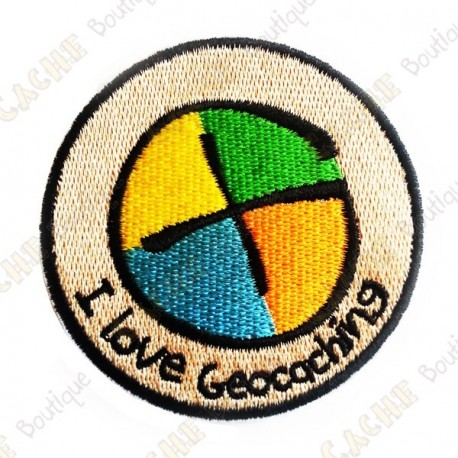 Patch "I love Geocaching"