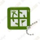 Geocaching logo travel tag - Color pack