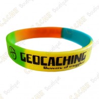 Pulsera de silicona Geocaching - Color