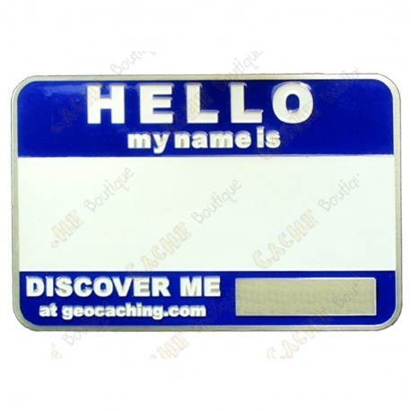 Name tag trackable - Blue
