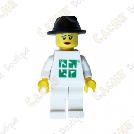 Figura Mujer LEGO™ trackable - Sombrero negro