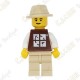 Figura LEGO™ trackable - Chapéu de cor areia