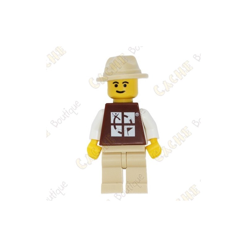 Personnage LEGO™ trackable - Chapeau sable - Cache Boutique