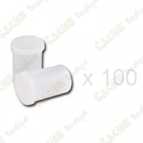 Mega-Pack - Film canister white x 100