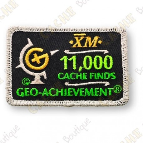 Geo Achievement® 11 000 Finds - Parche