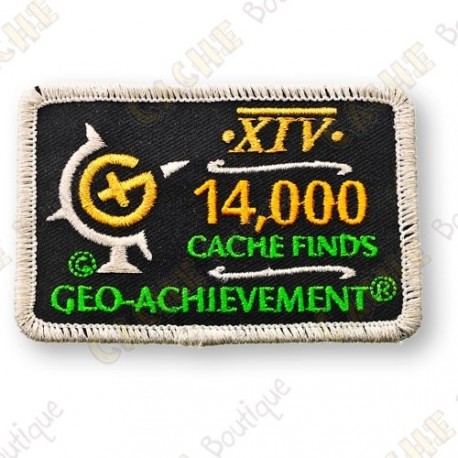 Geo Achievement® 14 000 Finds - Patch