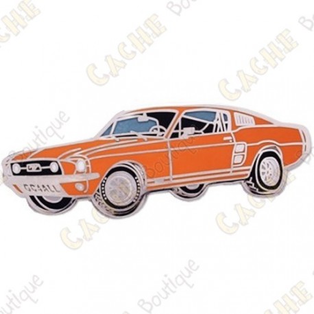 Geocoin "Mustang" - Orange