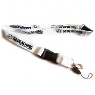 Geocaching lanyard - White