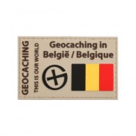 Patch "Geocaching en Belgique" PVC