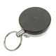 Retractable badge key chain with steel rope