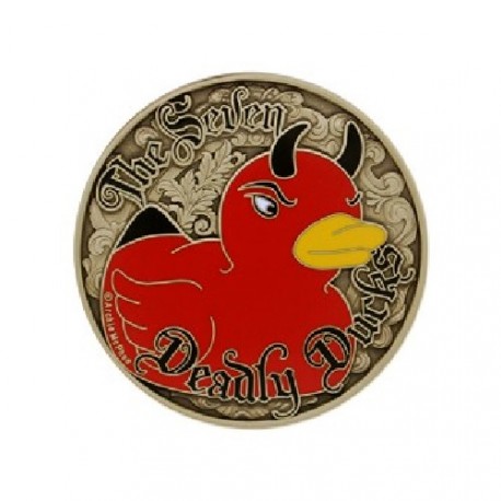 Geocoin "The Seven Deadly Ducks"