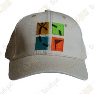 Geocaching cap with color logo - Beige