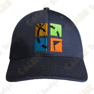 Geocaching cap with color logo - Grey