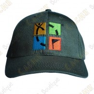 Geocaching cap with color logo - Khaki