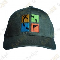 Geocaching cap with color logo - Khaki
