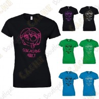 "Geocaching Addict" glitter T-shirt for Women