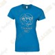 T-shirt "Geocaching Addict" brilho Mulher