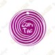 Copy Tag - Geocoin/Double tag - Roxo