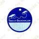 Copy Tag - Geocoin/Double tag - Azul