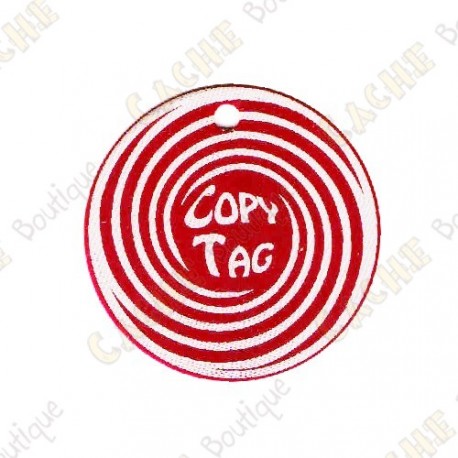 Copy Tag - Geocoin/Double tag - Rojo