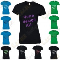 T-Shirt 100% personnalisé, Femme